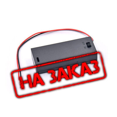 2AAA, двухсекционный корпус для батареек AAA, с выключателем, гнездо для батареек 3В, для microbit arduino