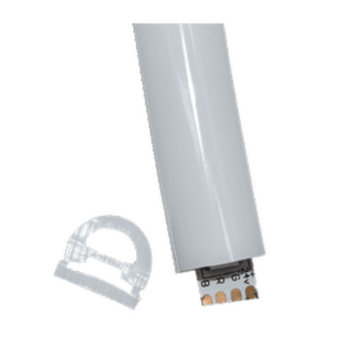 Силиконовая трубка 15х13 для светодиодной ленты на 180 градусов, водонепроницаемая.