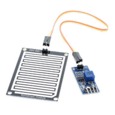 Модуль датчика обнаружения капель дождя.