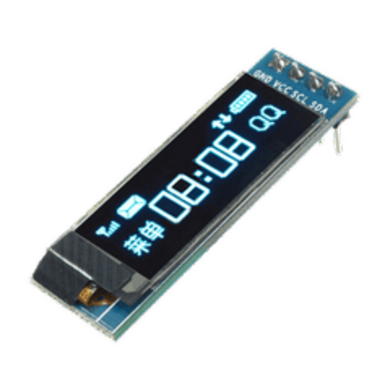 Экран 0,91-дюймовый, 4-контактный белый свет, интерфейс 128X32IIC, драйвер SSD1306