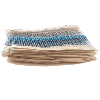 Пятицветный кольцевой резистор мощностью 1/4 Вт, прецизионный металлопленочный резистор 1%, 30 часто используемых значений сопротивления, по 20 шт каждый