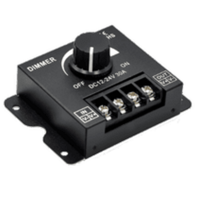 Диммер для светодиодной ленты с ручным регулятором яркости, DIMMER 12В/24В 30А