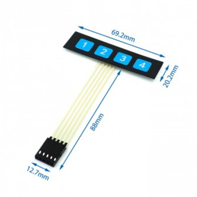 1×4 матричная клавиатура