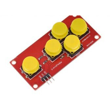 Модуль аналоговых кнопок. 5 клавиш