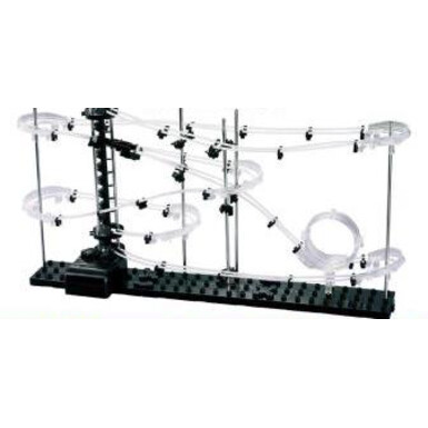 Конструктор SpaceRail. 1-е поколение. 1-й уровень [231-1]. в комплекте 5 стальных шариков + 1 батарейка + 1 рулетка