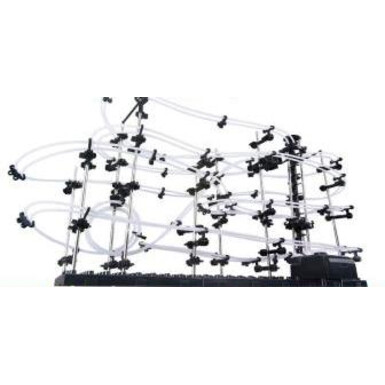 Конструктор SpaceRail. 1-е поколение. 3-й уровень [231-3]. в комплекте 5 стальных шариков + 1 батарейка + 1 рулетка