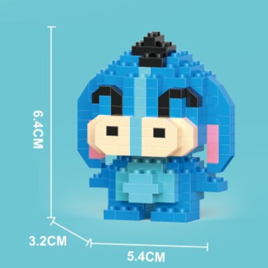 Маленький ослик с торчащими ушами 180 деталей [в коробке]