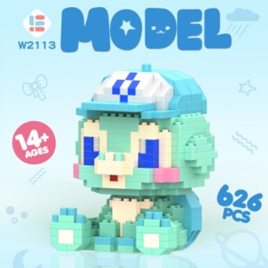 Черепашка Лала 626 деталей [цветная коробка]