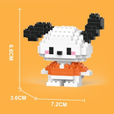 Маленький пёс Цяця 128 деталей [в коробке]