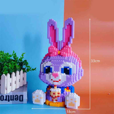 Милая зайка - 33 см (4500 деталей)