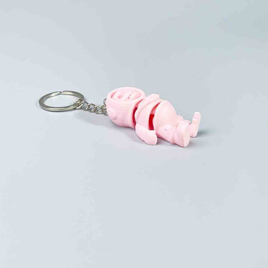 Брелок в виде астронавта-черепа